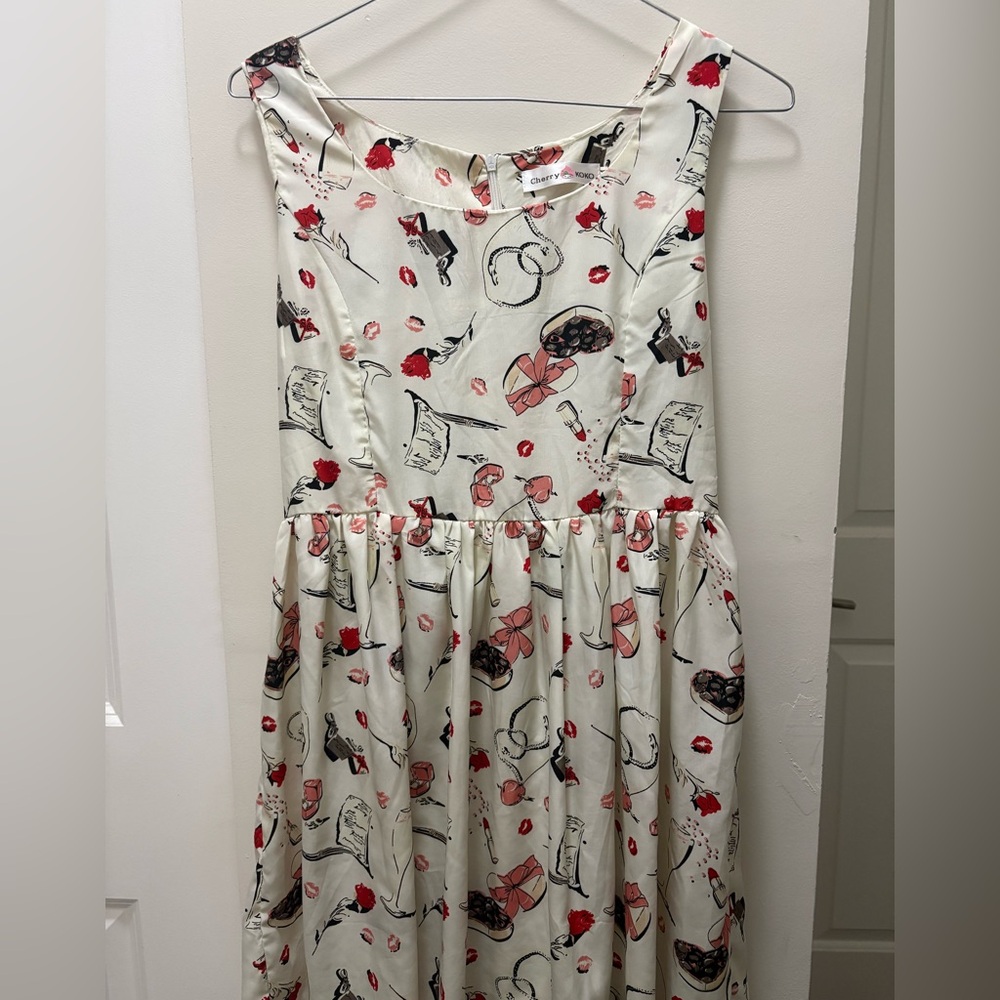 Valentine’s Day Print Lolita-inspired dress